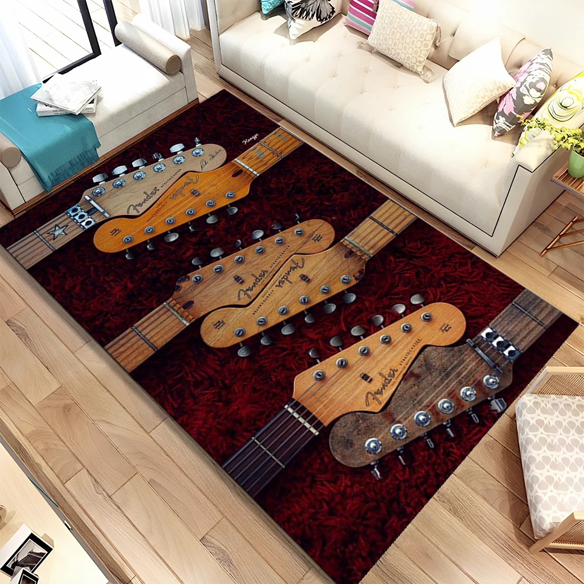 Musical Instrument Sign - 3D Guitar Bass Instrument Fender Music