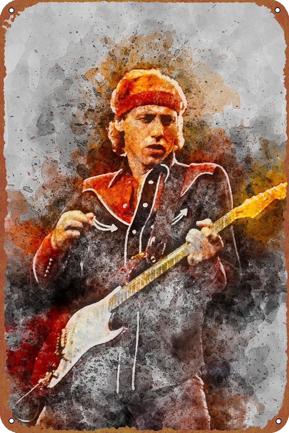 Musical Instrument Sign - Mark Knopfler Music Posters Tin Signs
