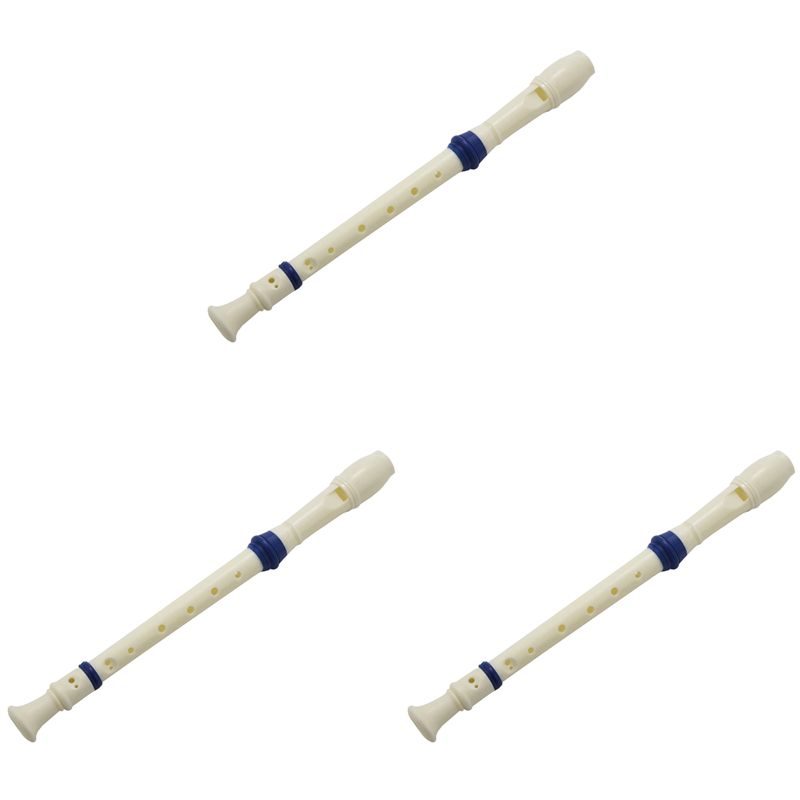 Soprano Recorder Plastic - A89E-3X Students Plastic 8 Holes Soprano