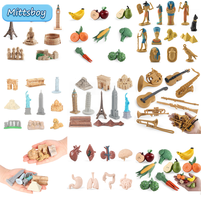 Musical Instrument Maraca - Montessori Math Toy Simulation Building Model