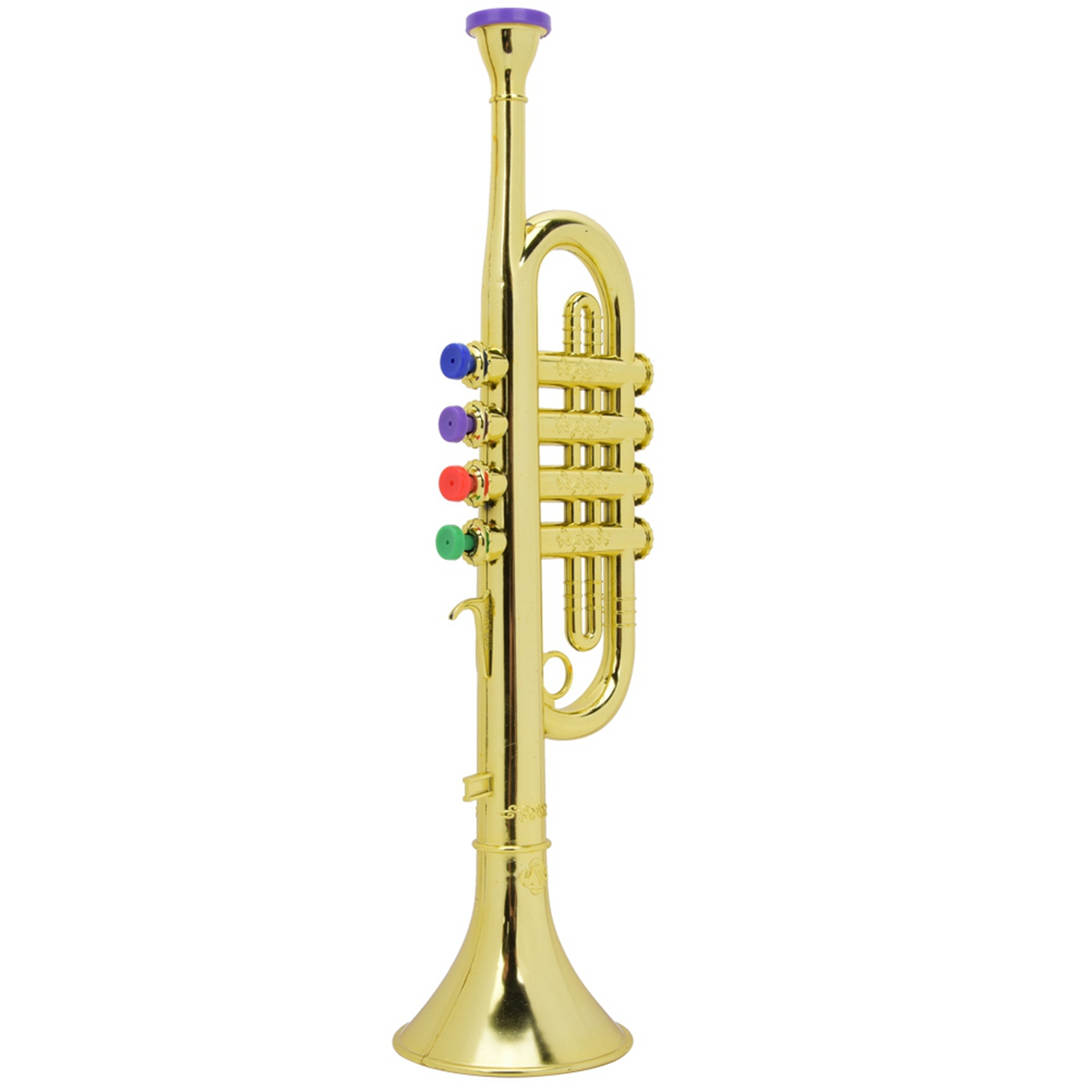 Musical Instrument Fagot - Kid Trumpet Golden Coated Plastic Children