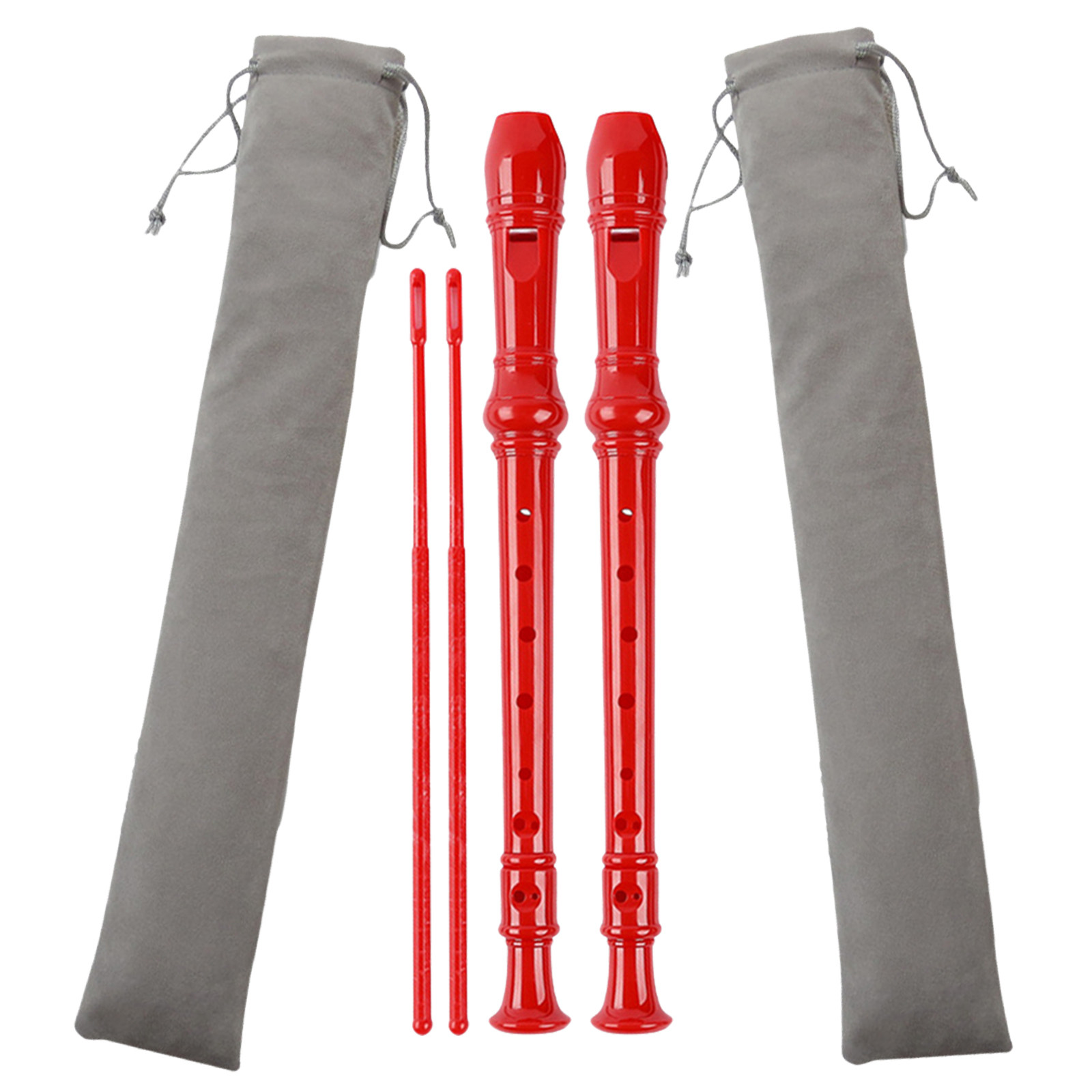 Soprano Recorder Plastic - 2Sets Soprano Recorder 8-Hole ABS Plastic