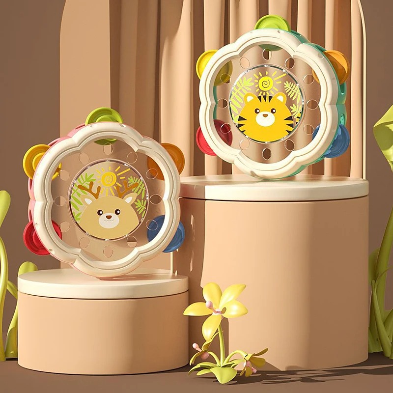 A Musical Instrument You Shake - Hand Drum Toy For Baby Toddler