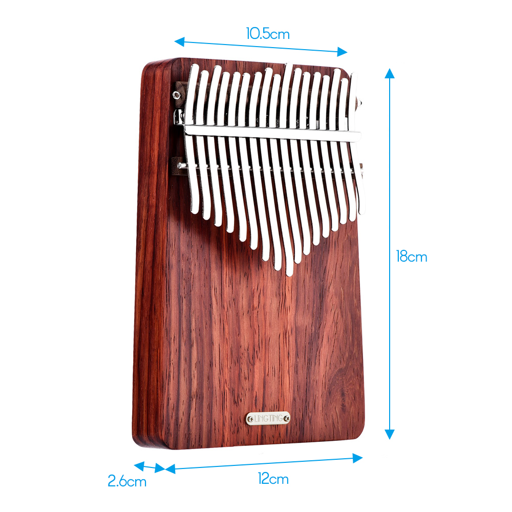 LINGTING 17 keys Kalimba Porta - Musical Instrument Keyboard 评论和价格