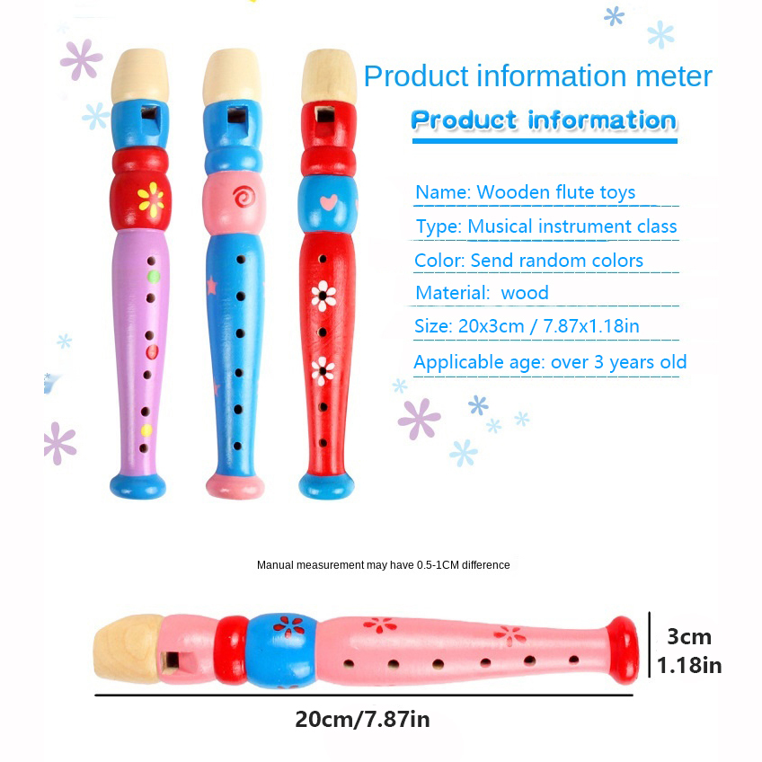 Hot Colorful Wooden Flute Musi - Musical Instrument Fagot 评论和价格
