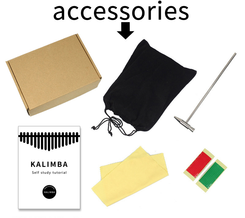 Colorful 21 Key Kalimba Kids C - Musical Instrument Keyboard 评论和价格