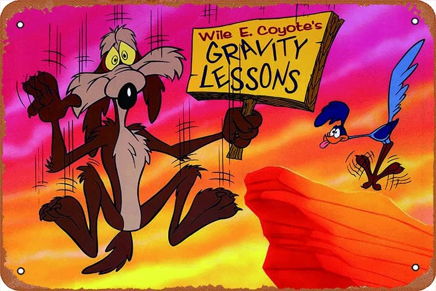 Ysirseu Wile E. Coyote and The - Musical Instrument Sign 评论和价格