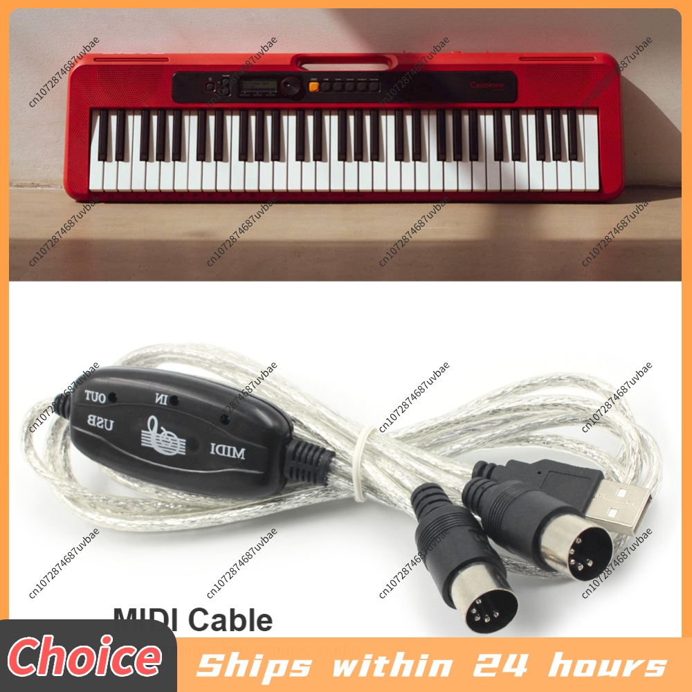 Professional MIDI Cable USB IN - Musical Instrument Keyboard 评论和价格