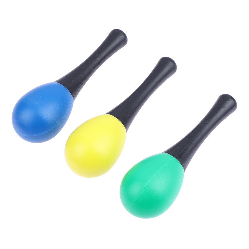 2Pcs Plastic Maracas Sand Hamm - Musical Instrument Maraca 评论和价格