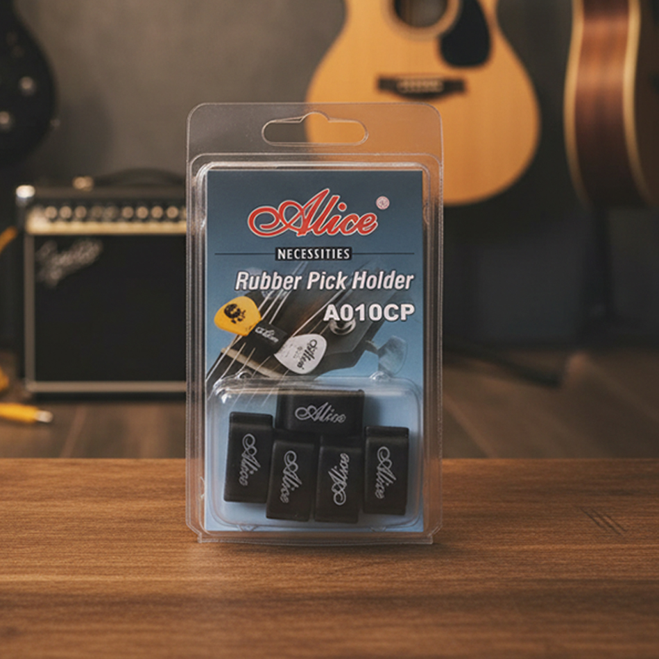 Alice Black Rubber Pick Holder - Musical Instrument Fagot 评论和价格