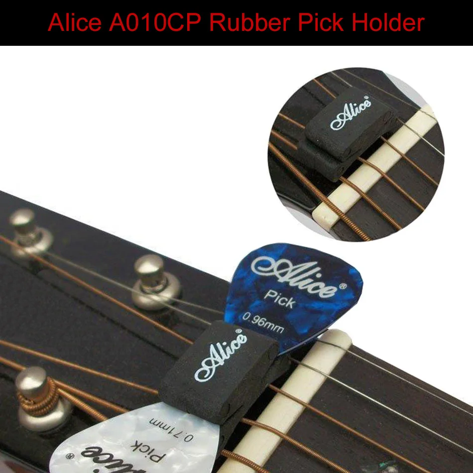 Alice Black Rubber Pick Holder - Musical Instrument Fagot 评论和价格