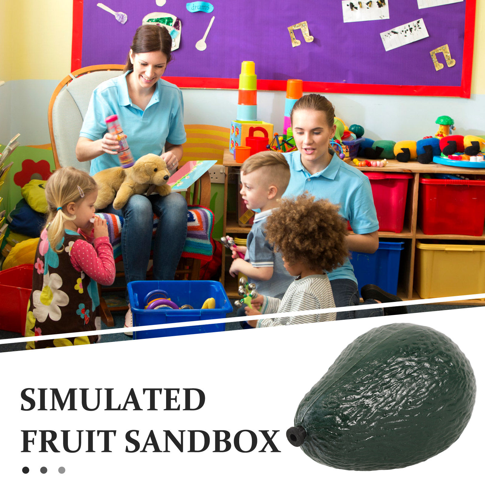 Fruit-Shaped Avocado Maracas M - Musical Instrument Maraca 评论和价格