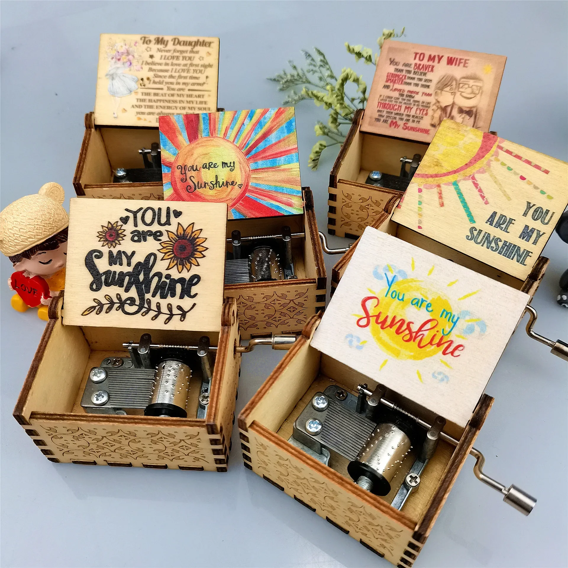You Are My Sunshine Music Box  - Musical Instrument Cajon 评论和价格