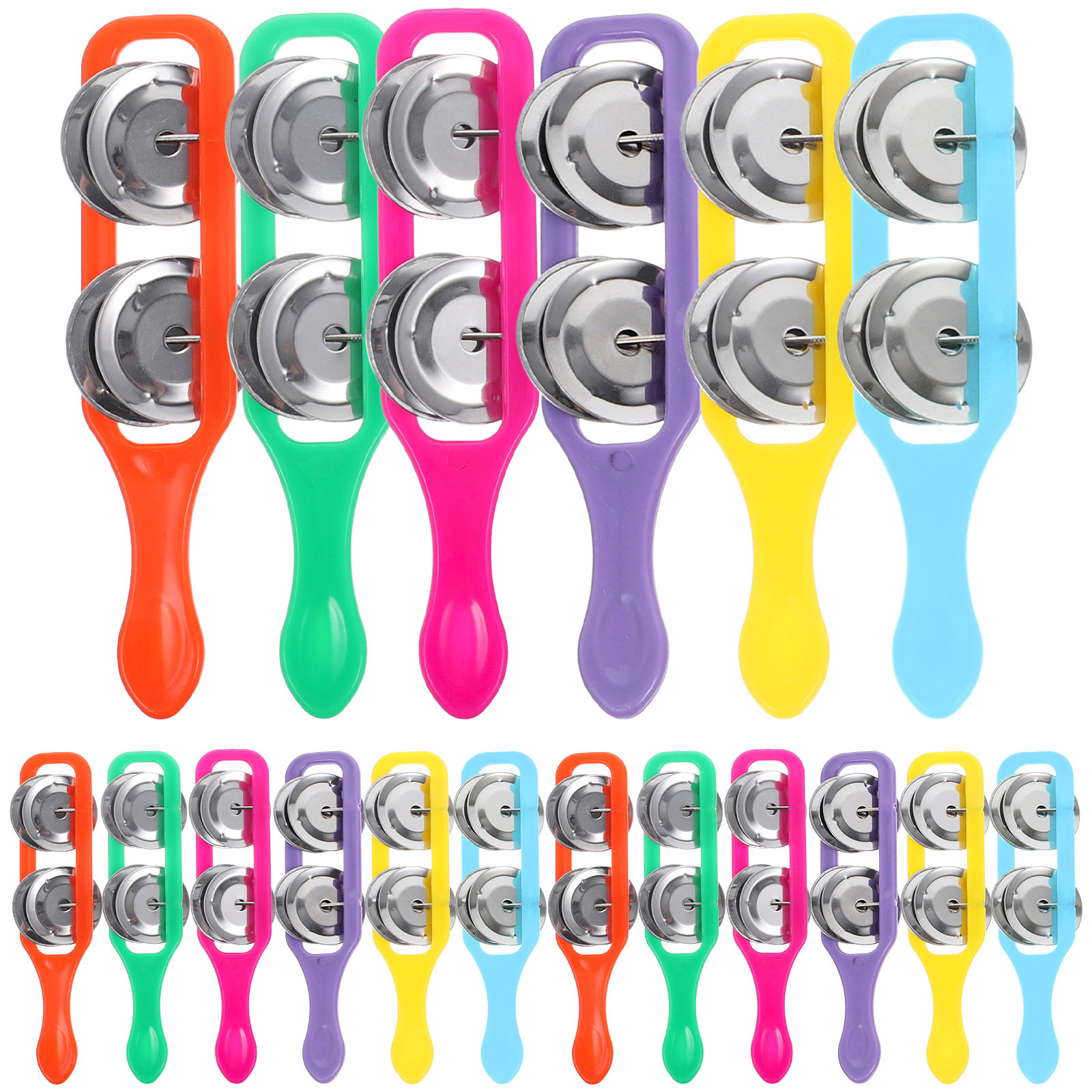 18Pcs Handbell Colorful Percus - A Musical Instrument You Shake 评论和价格
