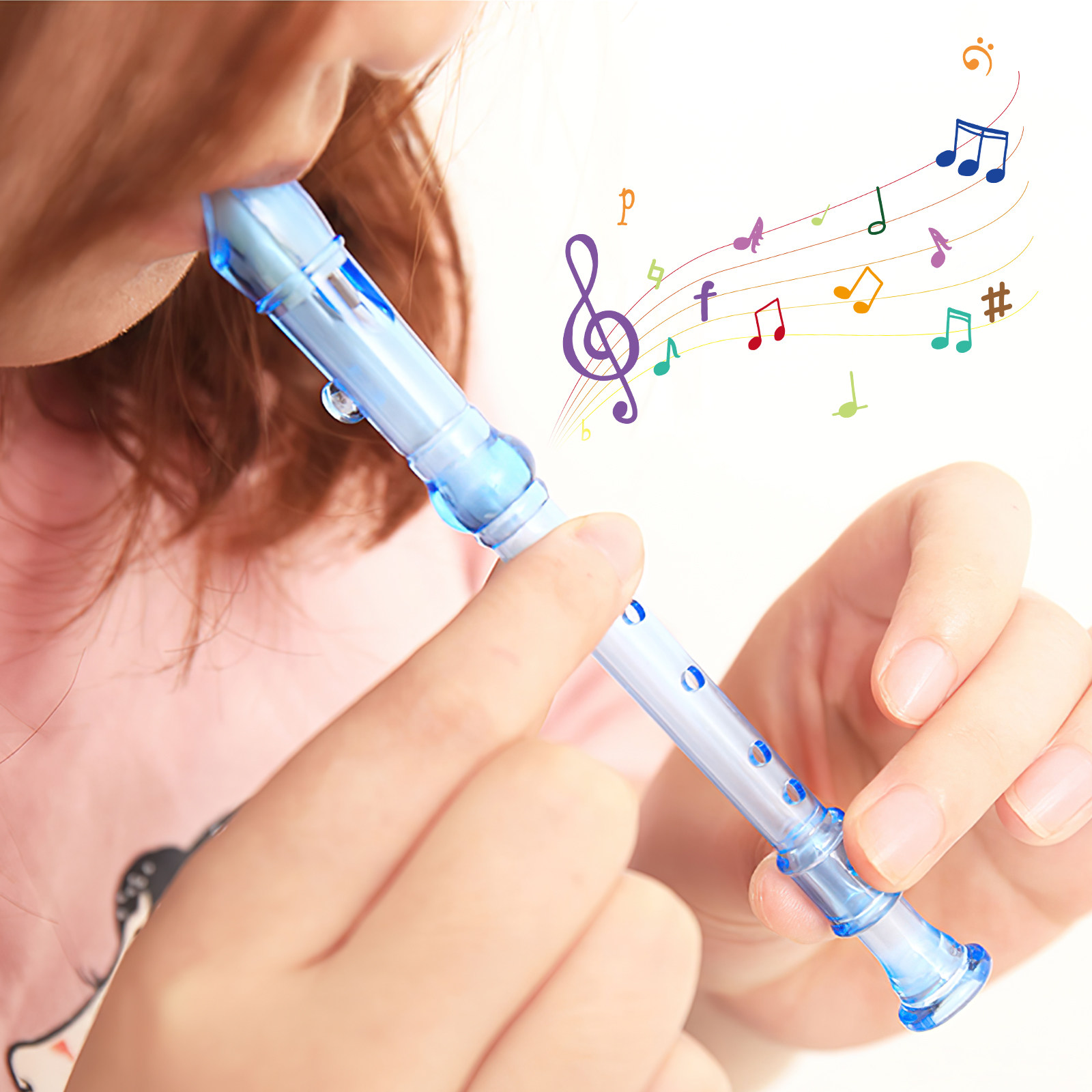 12Pcs Translucent Plastic Sopr - Soprano Recorder Plastic 评论和价格