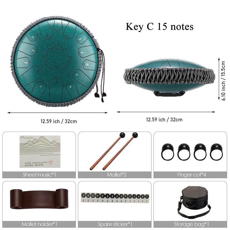 Hluru Glucophone Steel Tongue  - Musical Instrument Types 评论和价格