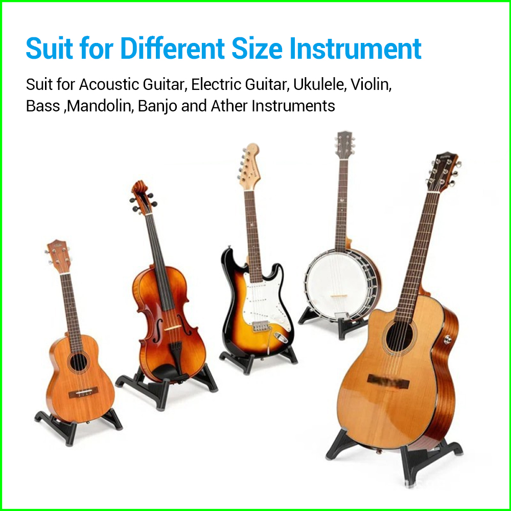 Guitar Stand - A Frame Foldabl - Musical Instrument Types 评论和价格