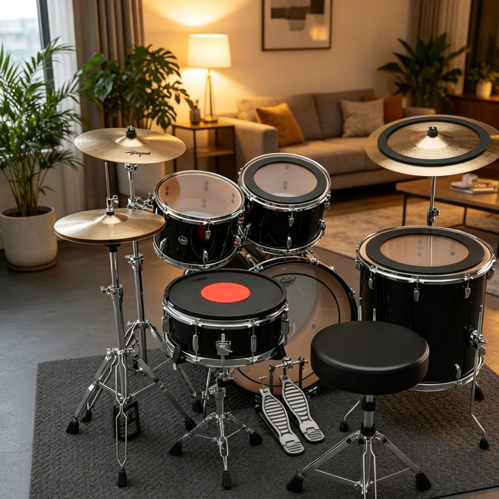 Rubber Drum and Cymbal Mutes N - Musical Instrument Drum 评论和价格