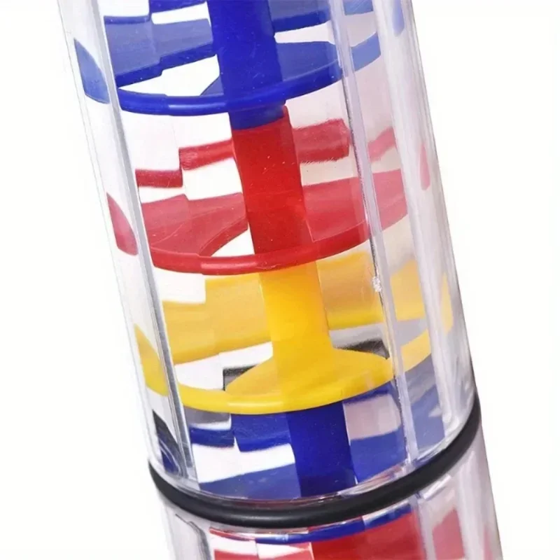 Rainbow Hourglass Rain Stick R - A Musical Instrument You Shake 评论和价格