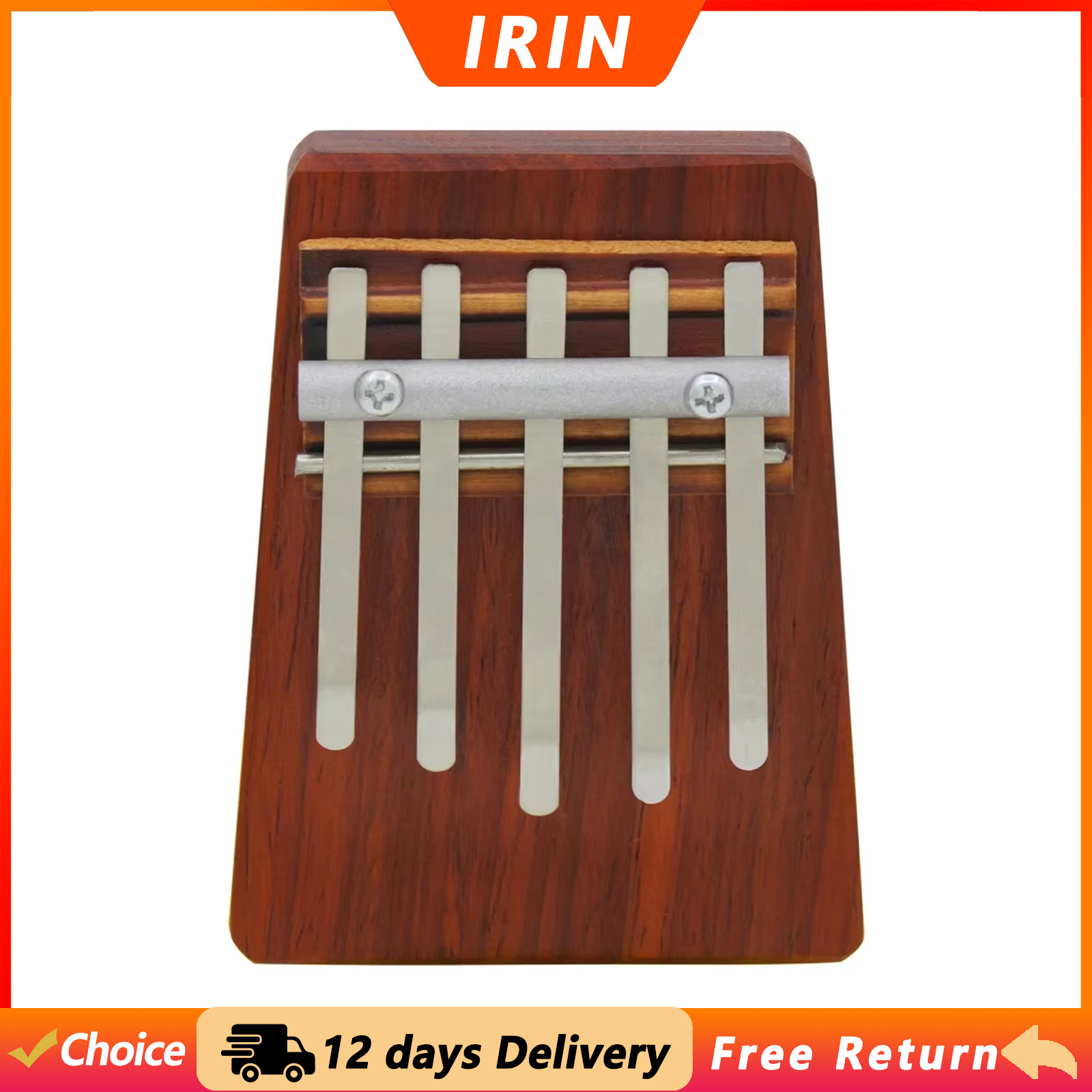 IRIN Kalimba 5 Tone Thumb Pian - Musical Instrument Keyboard 评论和价格