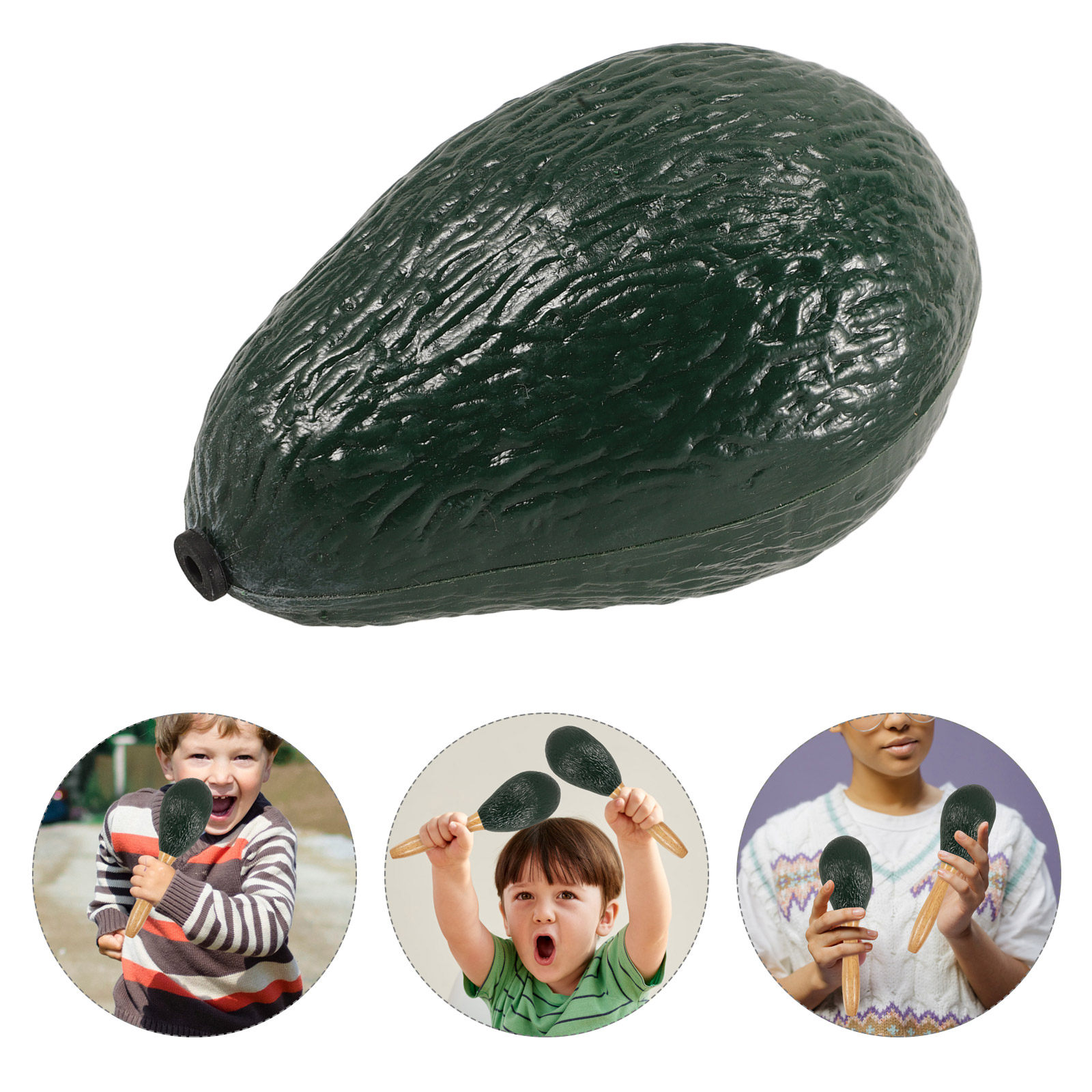 Fruit Shaker Maracas Avocado T - Musical Instrument Maraca 评论和价格