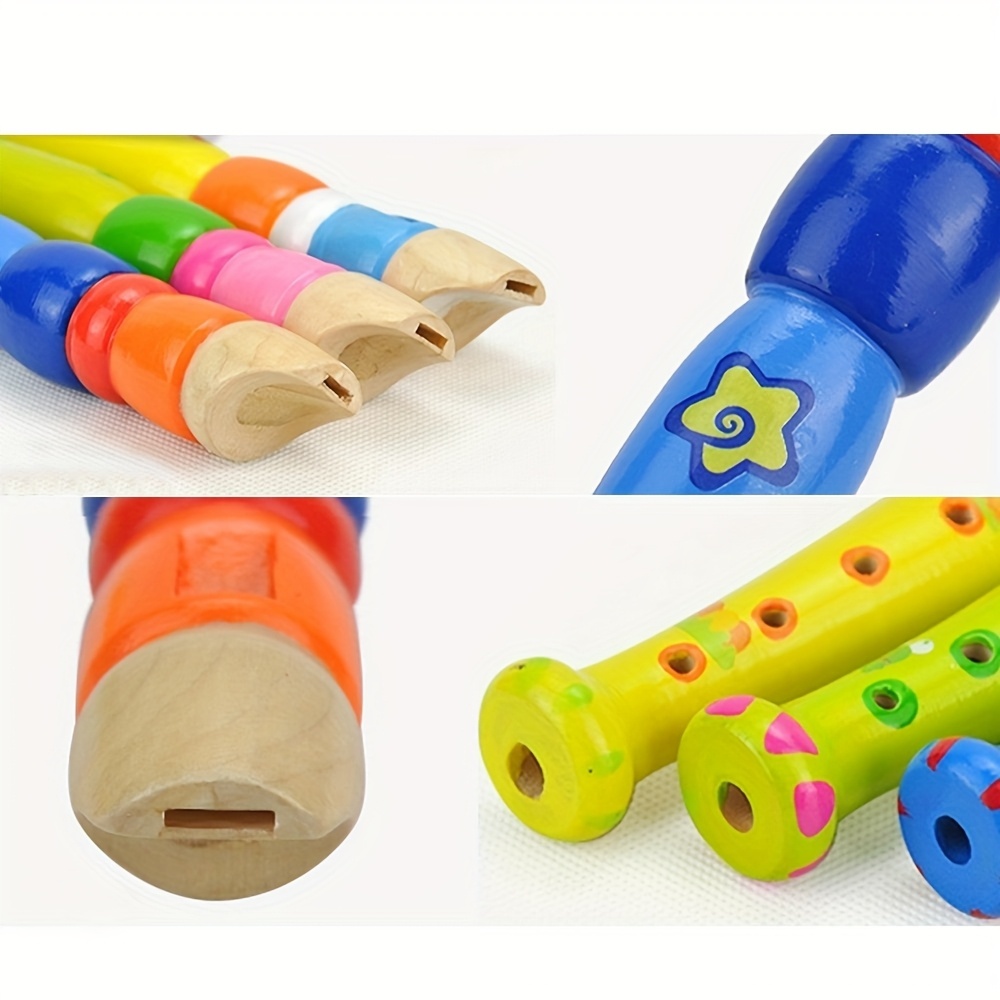 1pc Wooden Flute 6-Hole Colorf - Musical Instrument Fagot 评论和价格