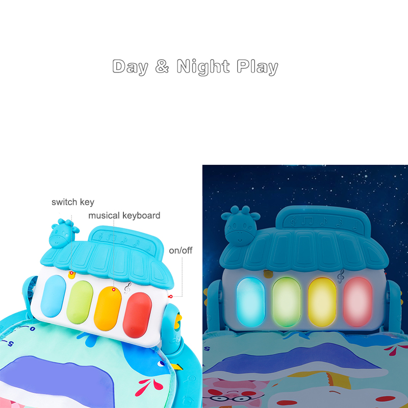 Musical Baby Activity Gym Rack - Musical Instrument Keyboard 评论和价格