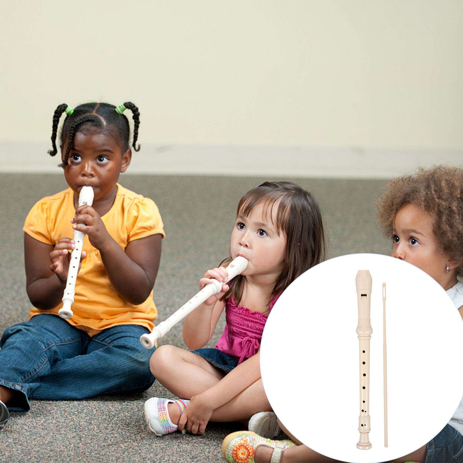 1Set Children Soprano Recorder - Soprano Recorder Plastic 评论和价格