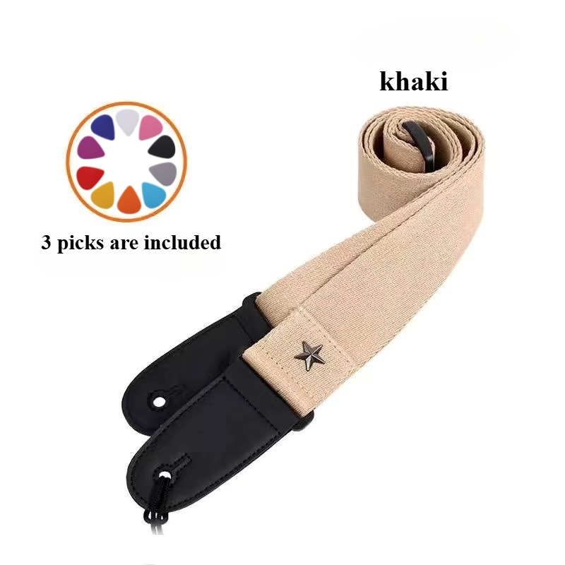 Embroidered Cross Guitar Strap - Musical Instrument Types 评论和价格
