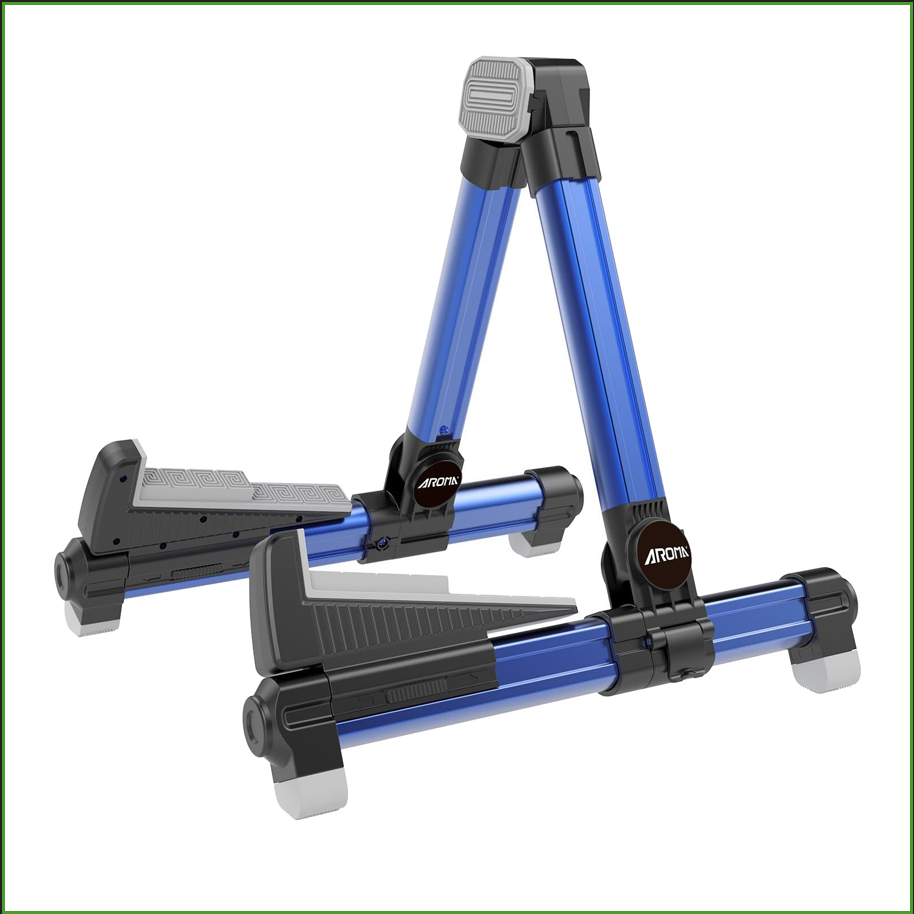 Foldable Aluminum Guitar Stand - Musical Instrument Types 评论和价格