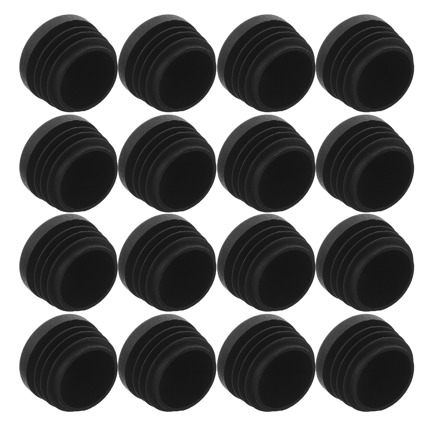 16Pcs Black Round Plastic Tube - Musical Instrument Keyboard 评论和价格