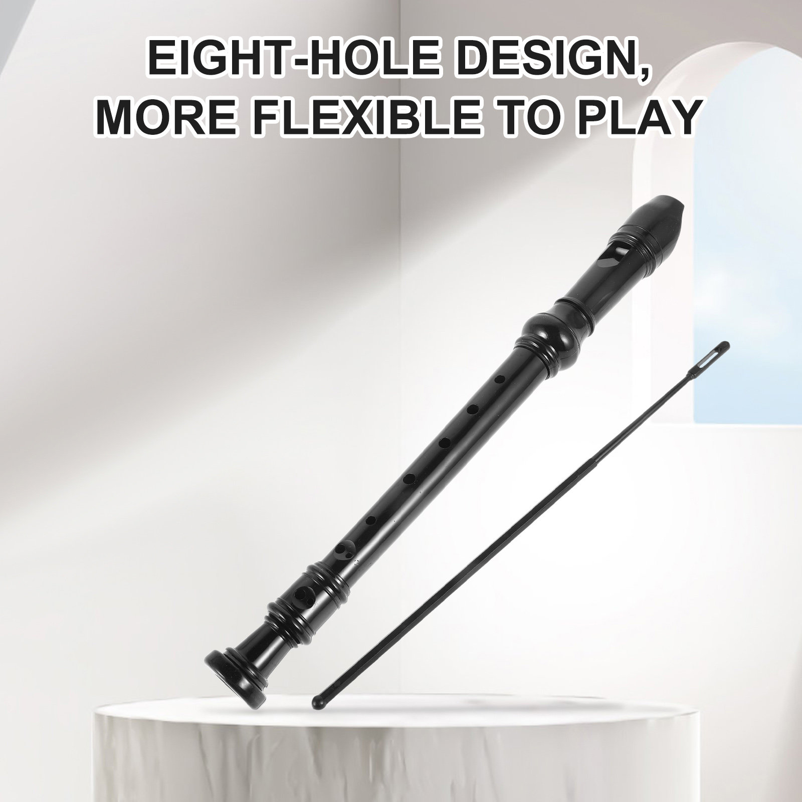 8 Hole Black Transparent Sopra - Soprano Recorder Plastic 评论和价格