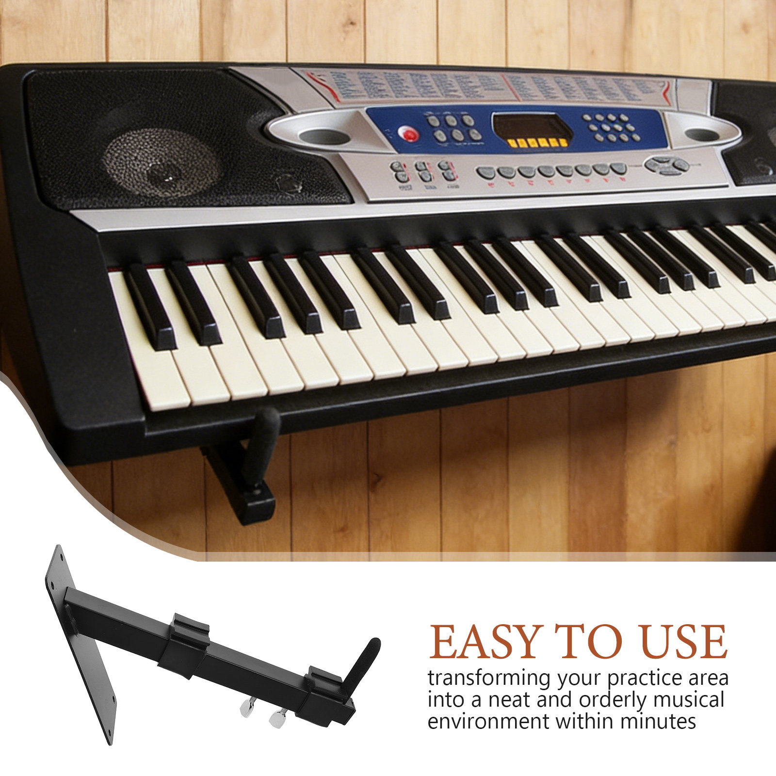 1Pair Keyboard Wall Hook Adjus - Musical Instrument Keyboard 评论和价格