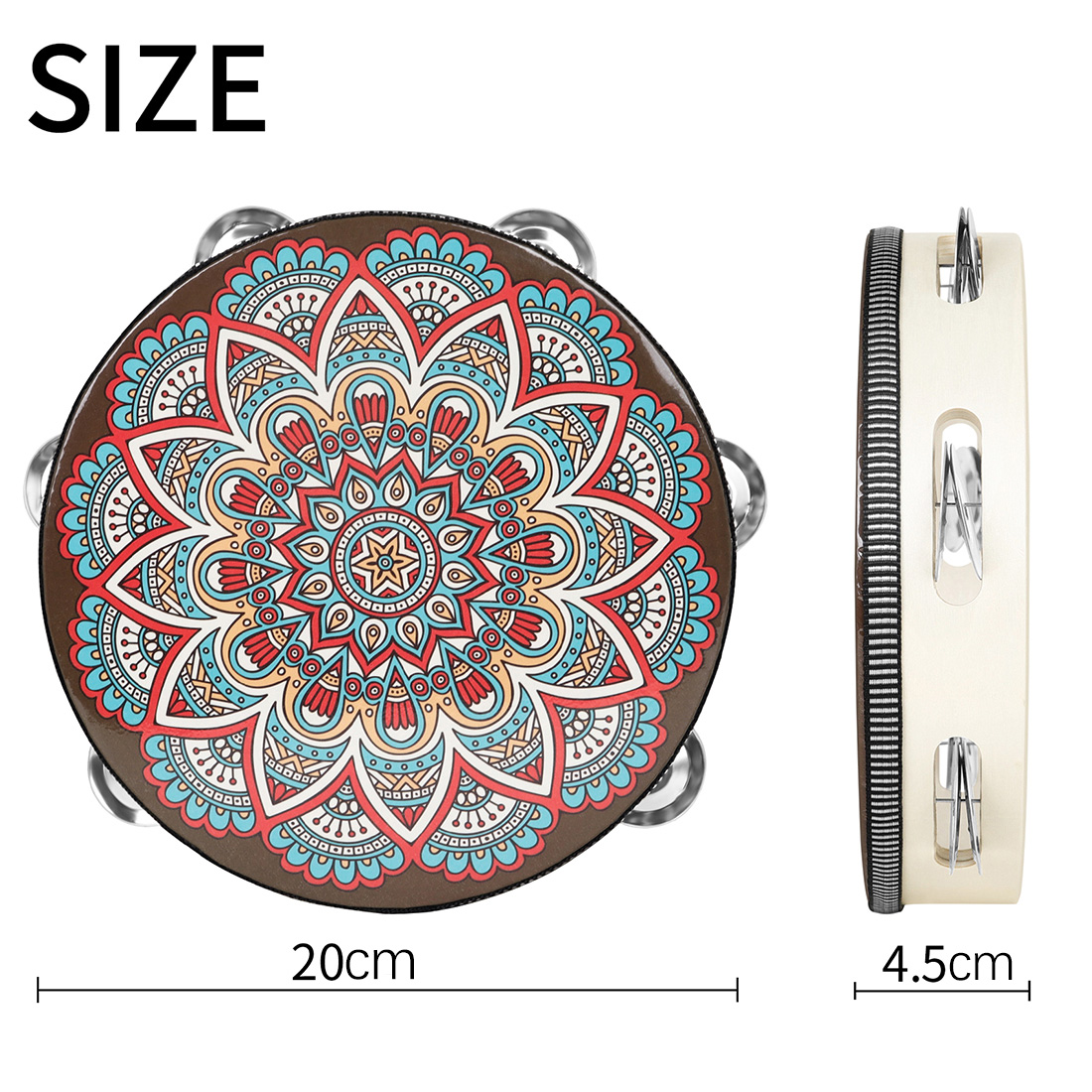 IRIN 8Inch Single Row Ancient  - Musical Instrument Types 评论和价格