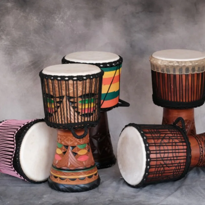 12 Inch Djembe Mahogany Africa - Musical Instrument Types 评论和价格