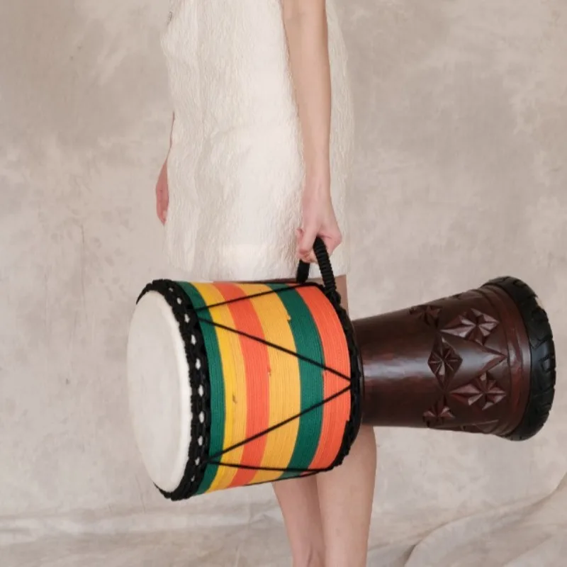 12 Inch Djembe Mahogany Africa - Musical Instrument Types 评论和价格