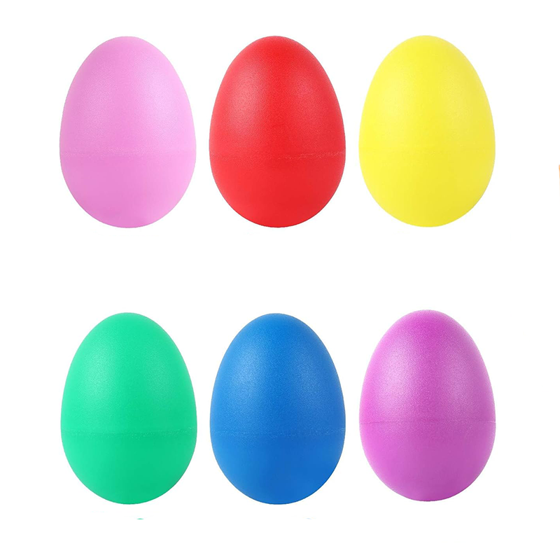 2Pcs Egg Shakers Plastic Percu - Musical Instrument Maraca 评论和价格