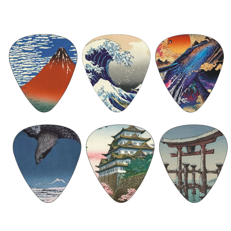 New 12pcs/set  Guitar Picks -  - Musical Instrument Fagot 评论和价格