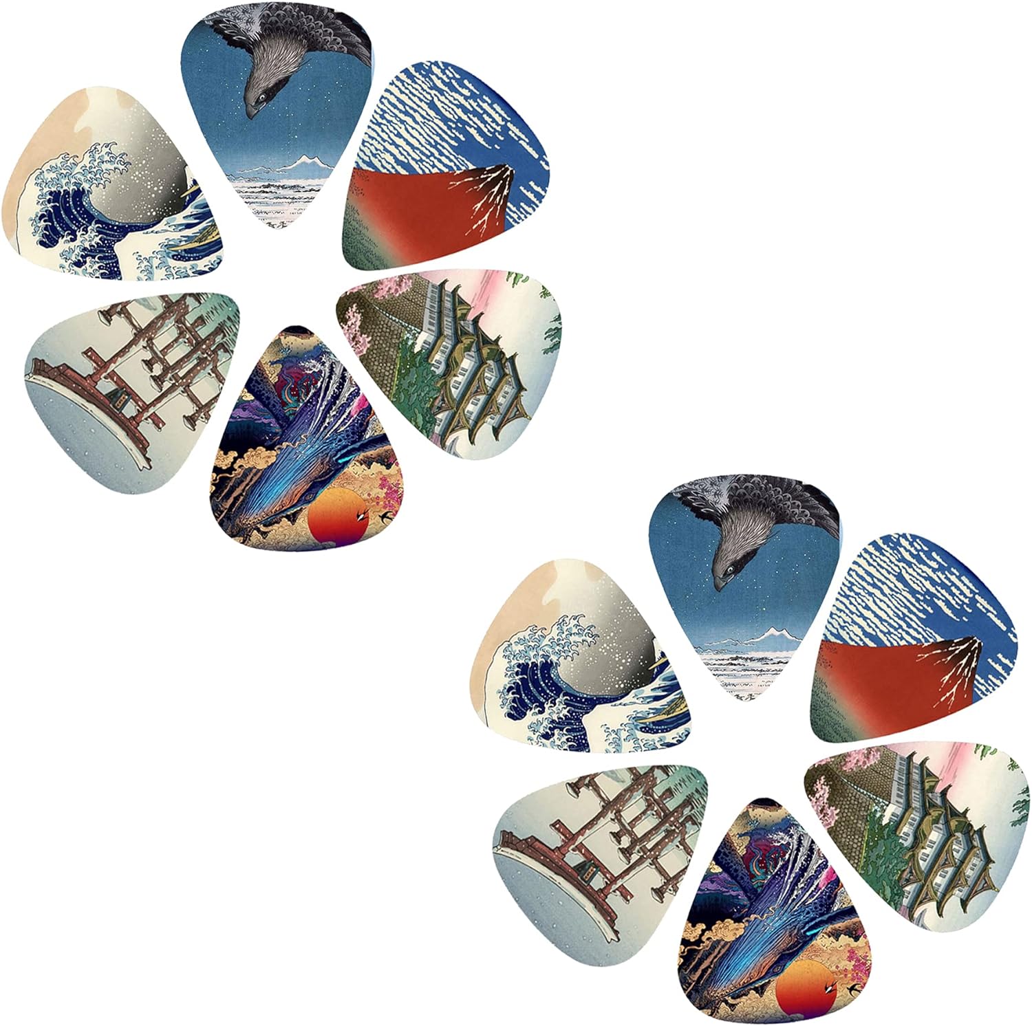 New 12pcs/set  Guitar Picks -  - Musical Instrument Fagot 评论和价格