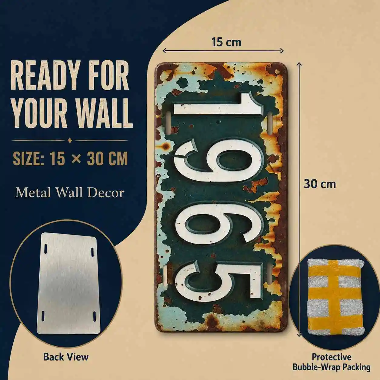1pc Ivague Music-Themed Metal  - Musical Instrument Sign 评论和价格