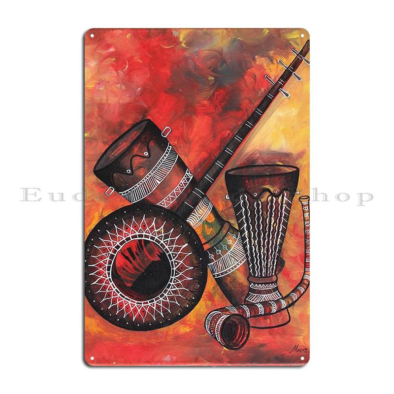 Music Instrument Metal Sign Ga - Musical Instrument Sign 评论和价格