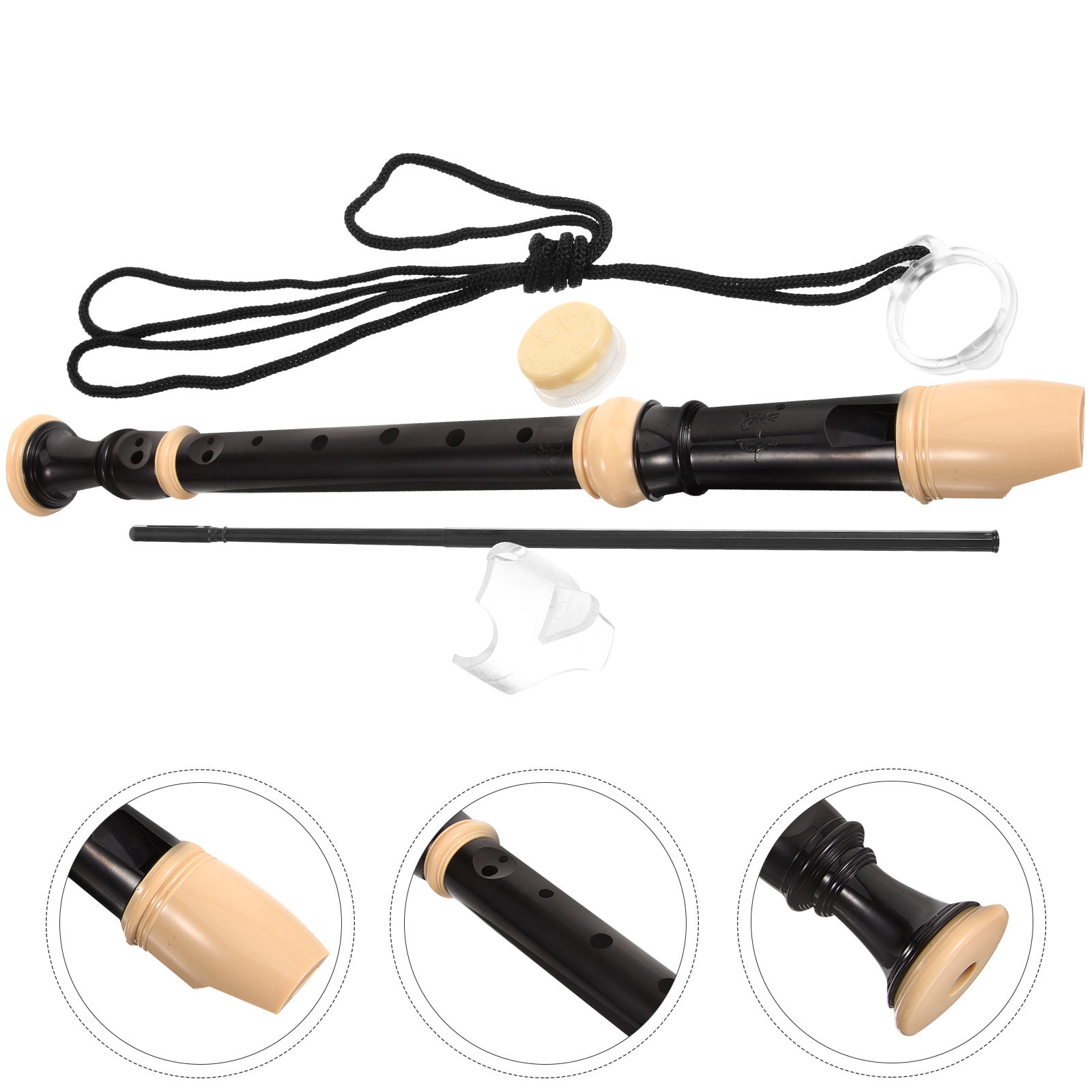 1Set German 8-Hole Soprano Rec - Soprano Recorder Plastic 评论和价格