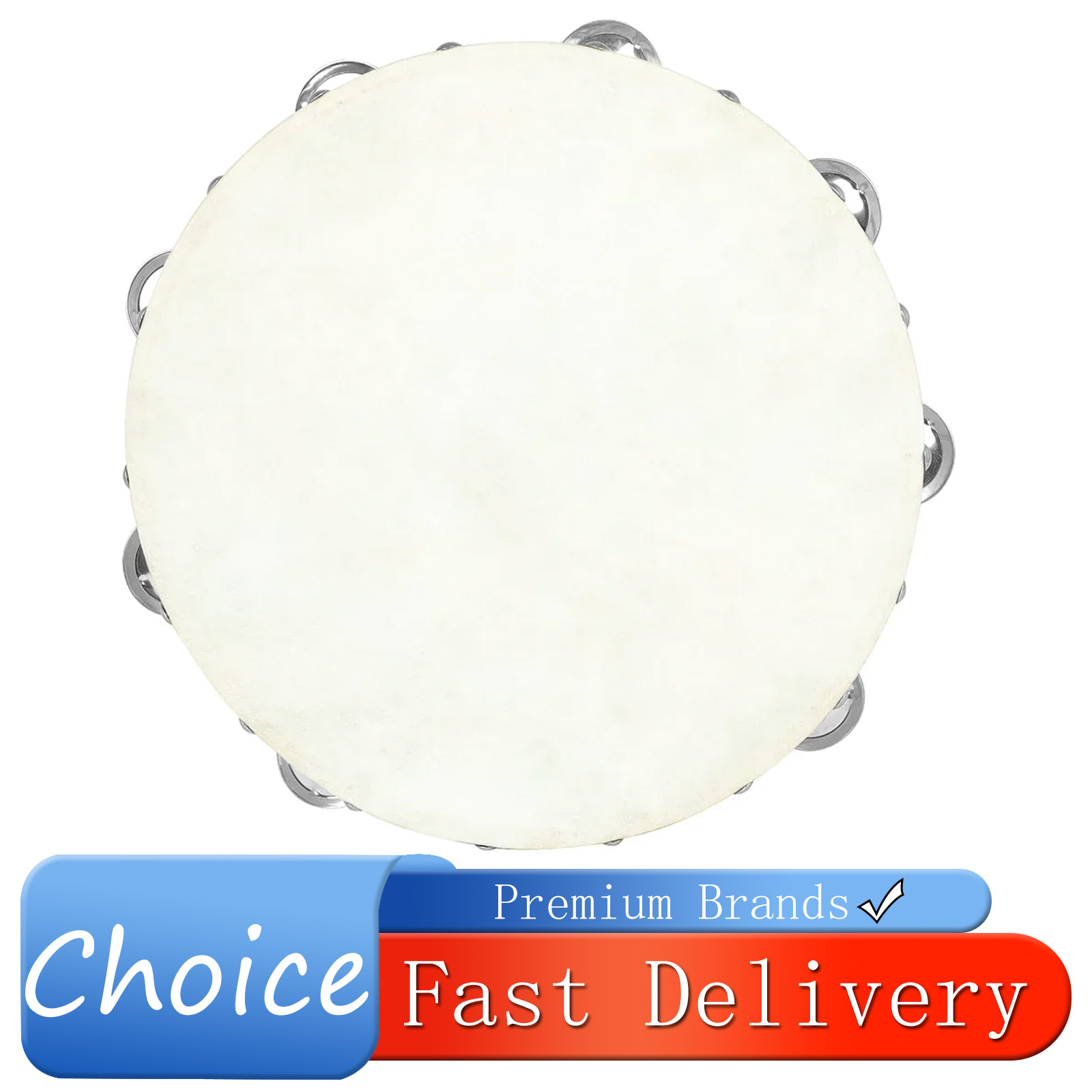 IRIN 10 Inches Tambourine Drum - Musical Instrument Maraca 评论和价格