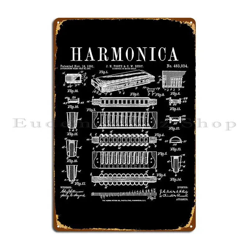 Harmonica Player Mouth Organ M - Musical Instrument Sign 评论和价格