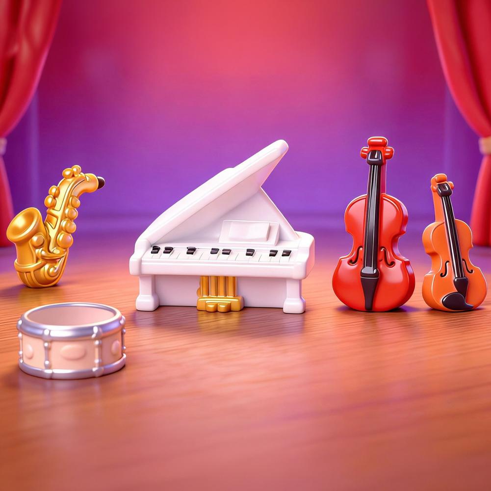 Piano Violin Saxophone Miniatu - Musical Instrument Fagot 评论和价格
