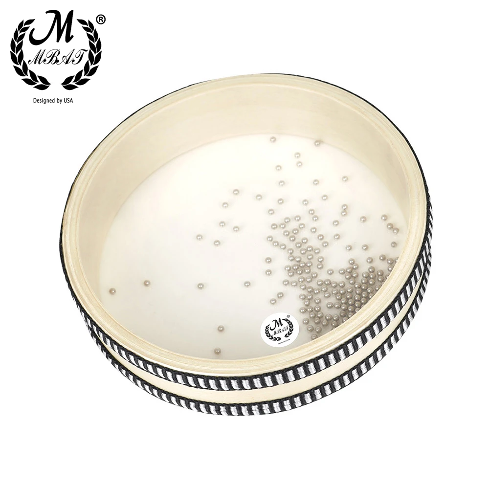 M MBAT Ocean Wave Bead Hand Dr - Musical Instrument Maraca 评论和价格