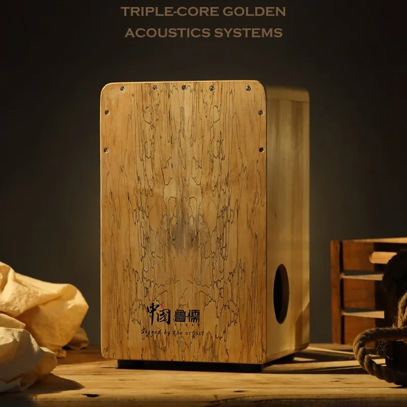 Solid Wood Cajon Box Drum Prof - Cajon Musical Instrument 评论和价格
