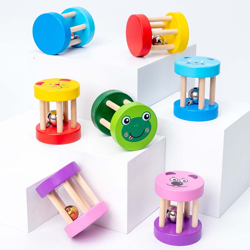 1pc Montessori Baby Wooden Cag - A Musical Instrument You Shake 评论和价格