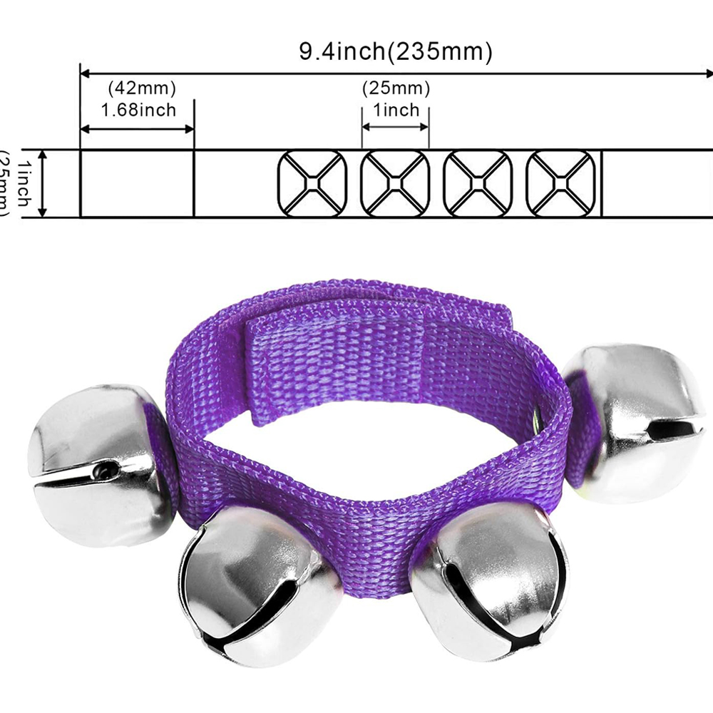 Jingle Bells Wrist Band Jingle - A Musical Instrument You Shake 评论和价格