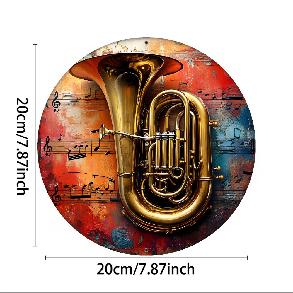 Tin Sign - Vintage Durable Met - Musical Instrument Sign 评论和价格